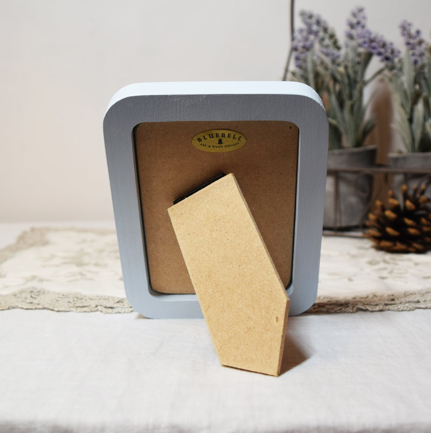 Baby Blue 5" x 7" Rectangle Handmade Wooden Photo Picture Frame