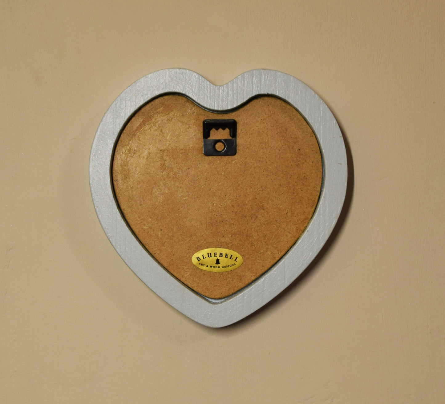 Baby Blue 4" x 4" Heart Handmade Wooden Photo Picture Frame