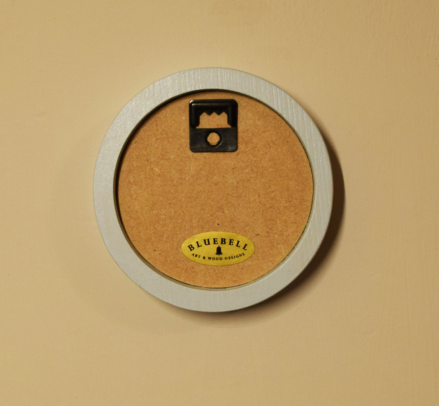 Baby Blue Round Shaped Wooden Photo Frame 8”x8”, 7”x7”, 6"x6", 5"x5", 4"x4", 3"x3", 2.5"x2.5"