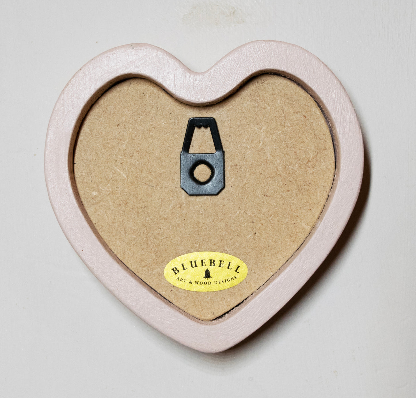 Ballerina Pink Heart Shaped Wooden Photo Frame 4"x4", 3"x3"