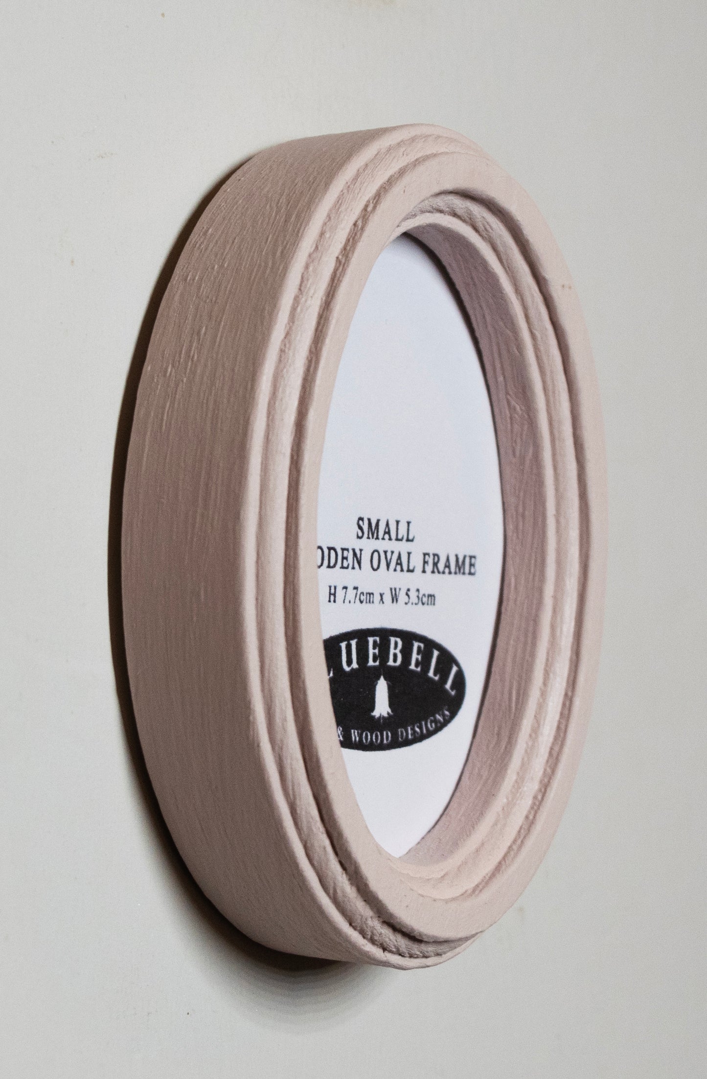 Ballerina Pink 2" x 3" Oval Handmade Wooden Photo Picture Frame