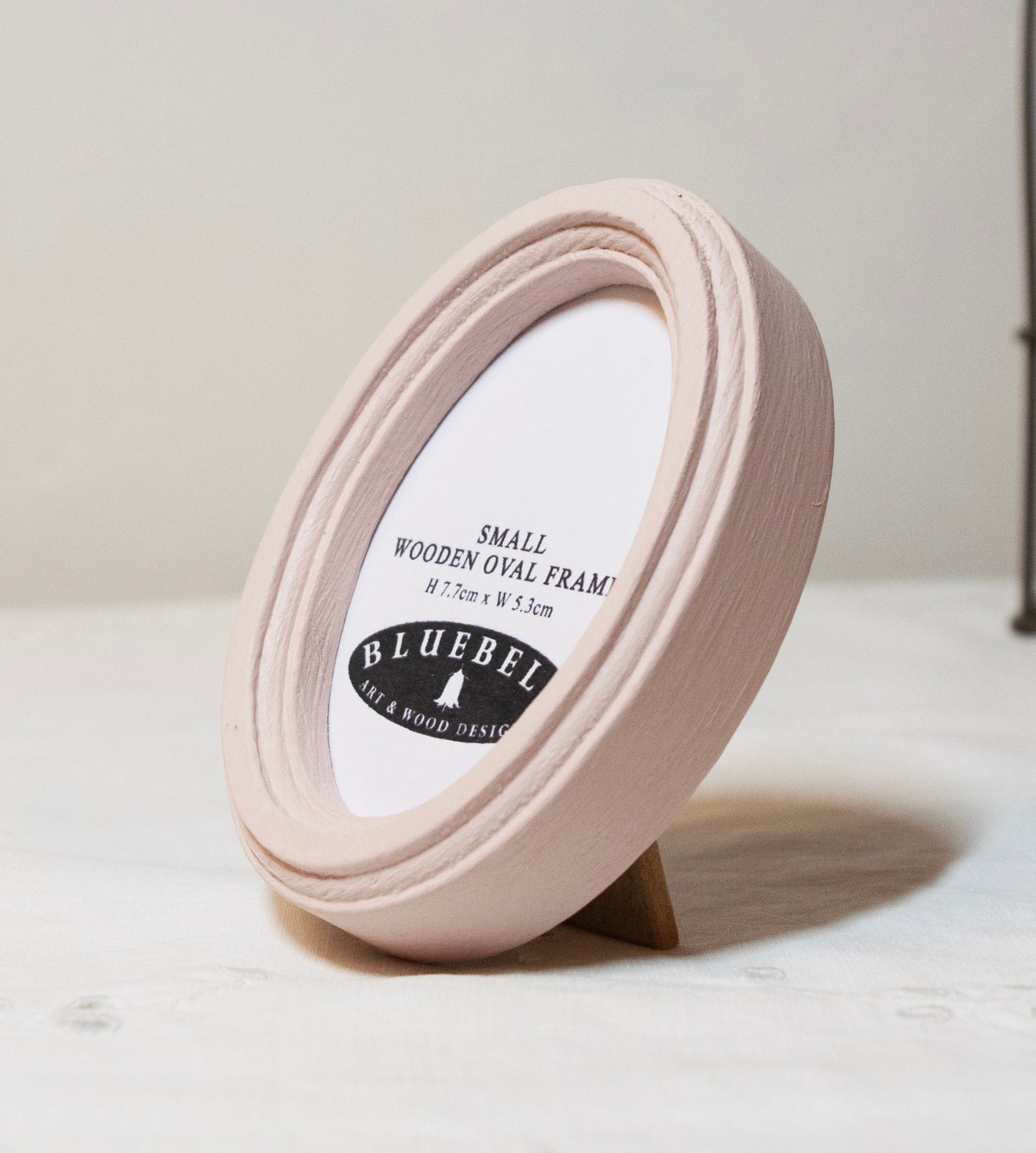 Ballerina Pink 2" x 3" Oval Handmade Wooden Photo Picture Frame