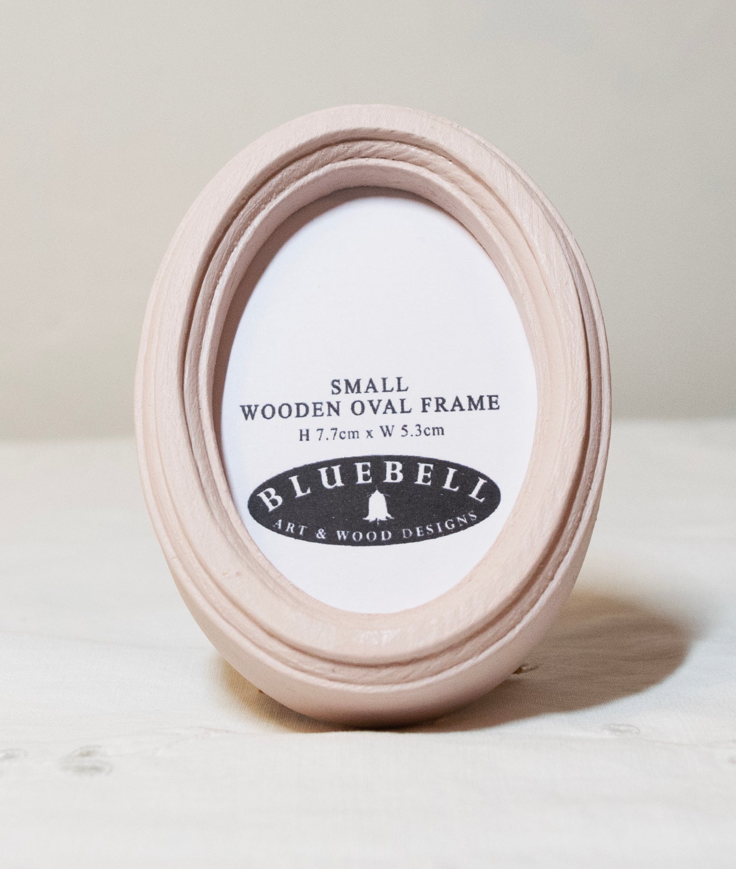 Ballerina Pink 2" x 3" Oval Handmade Wooden Photo Picture Frame