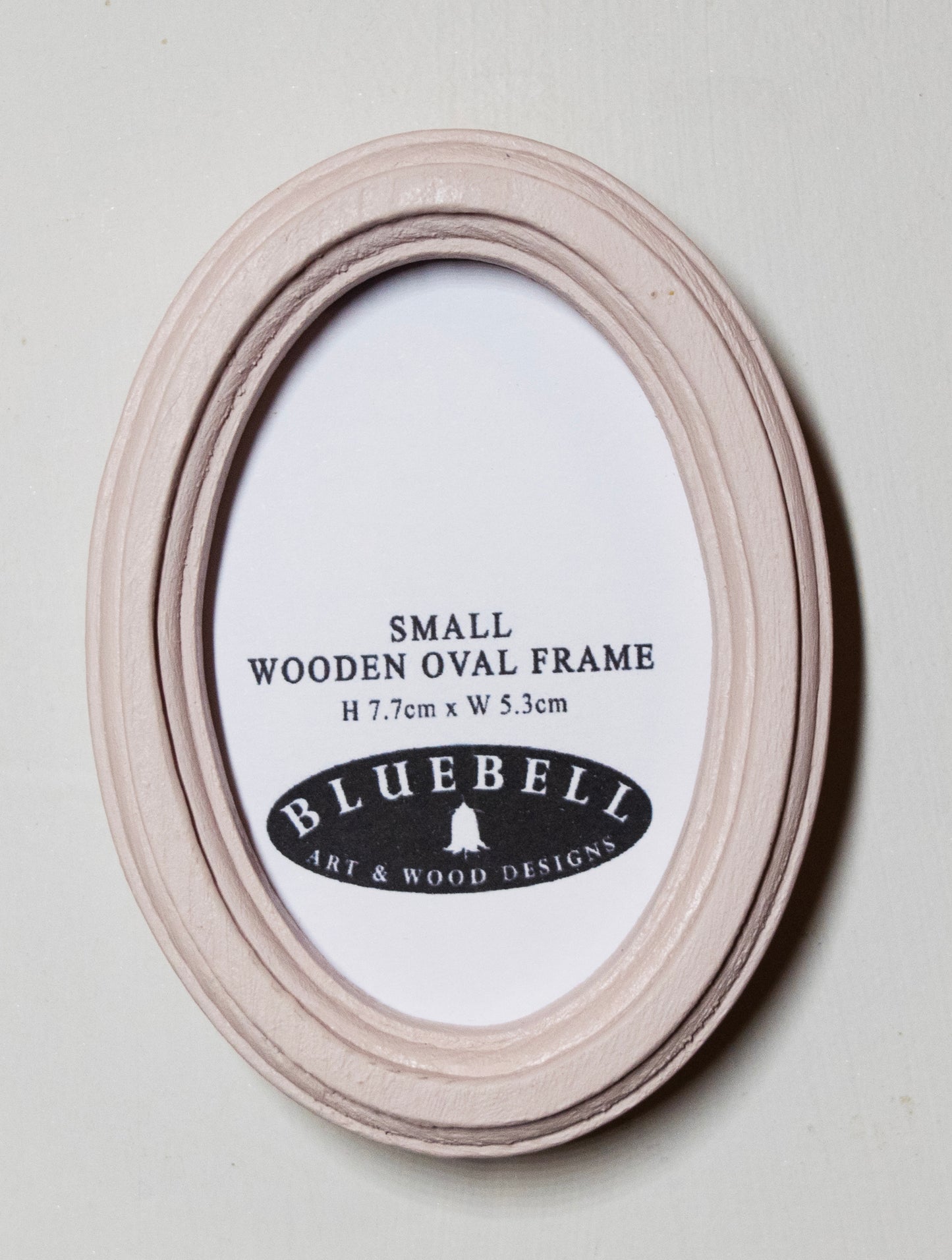 Ballerina Pink 2" x 3" Oval Handmade Wooden Photo Picture Frame