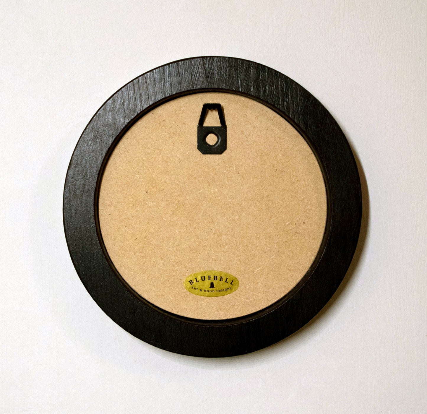 Black Round Shaped Wooden Photo Frame 8”x8”, 7”x7”, 6"x6", 5"x5", 4"x4", 3"x3", 2.5"x2.5"