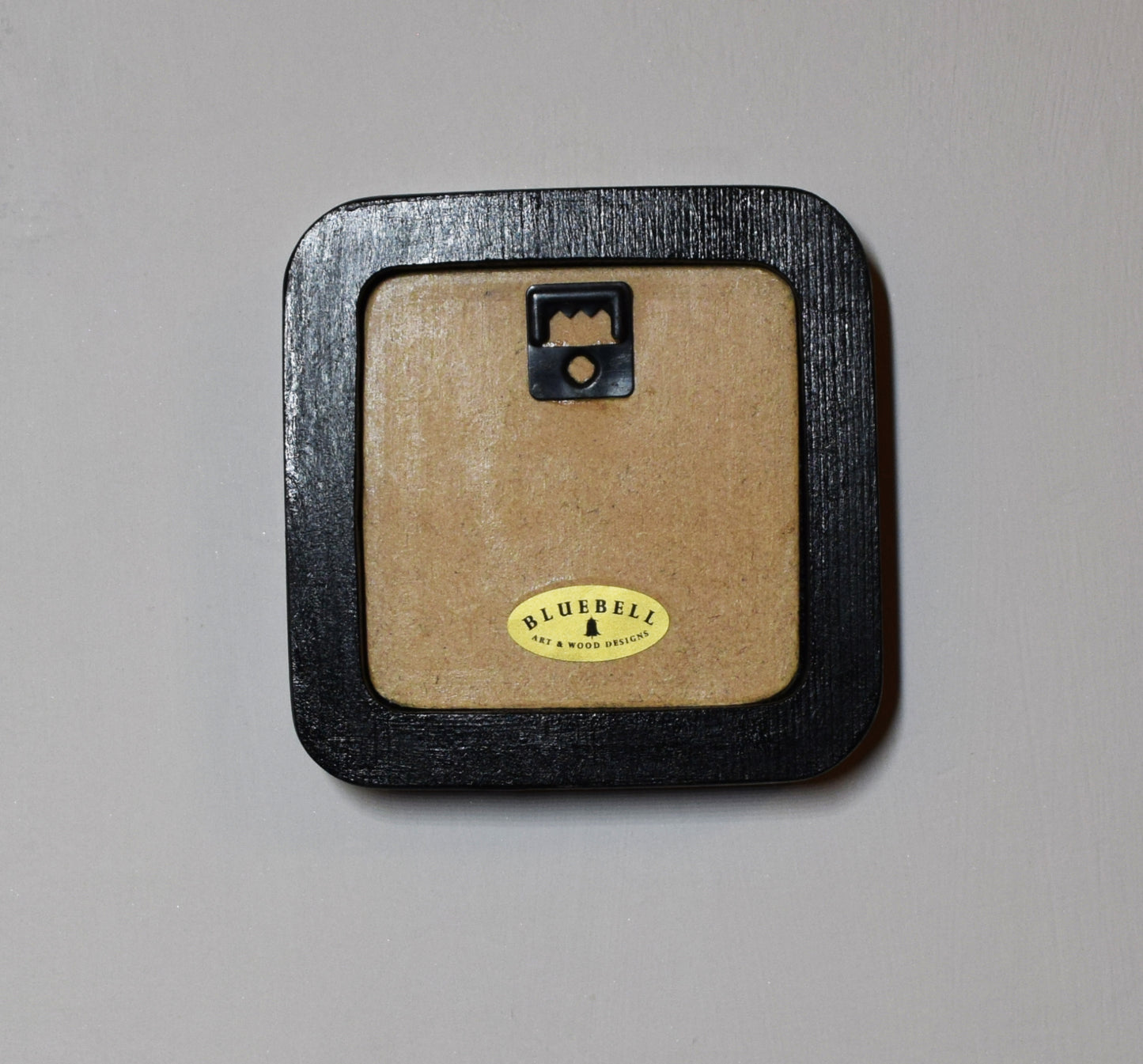 Black Square Wooden Photo Frame 8”x8”, 7”x7”, 6"x6", 5"x5", 4"x4", 3"x3", 2.5"x2.5"