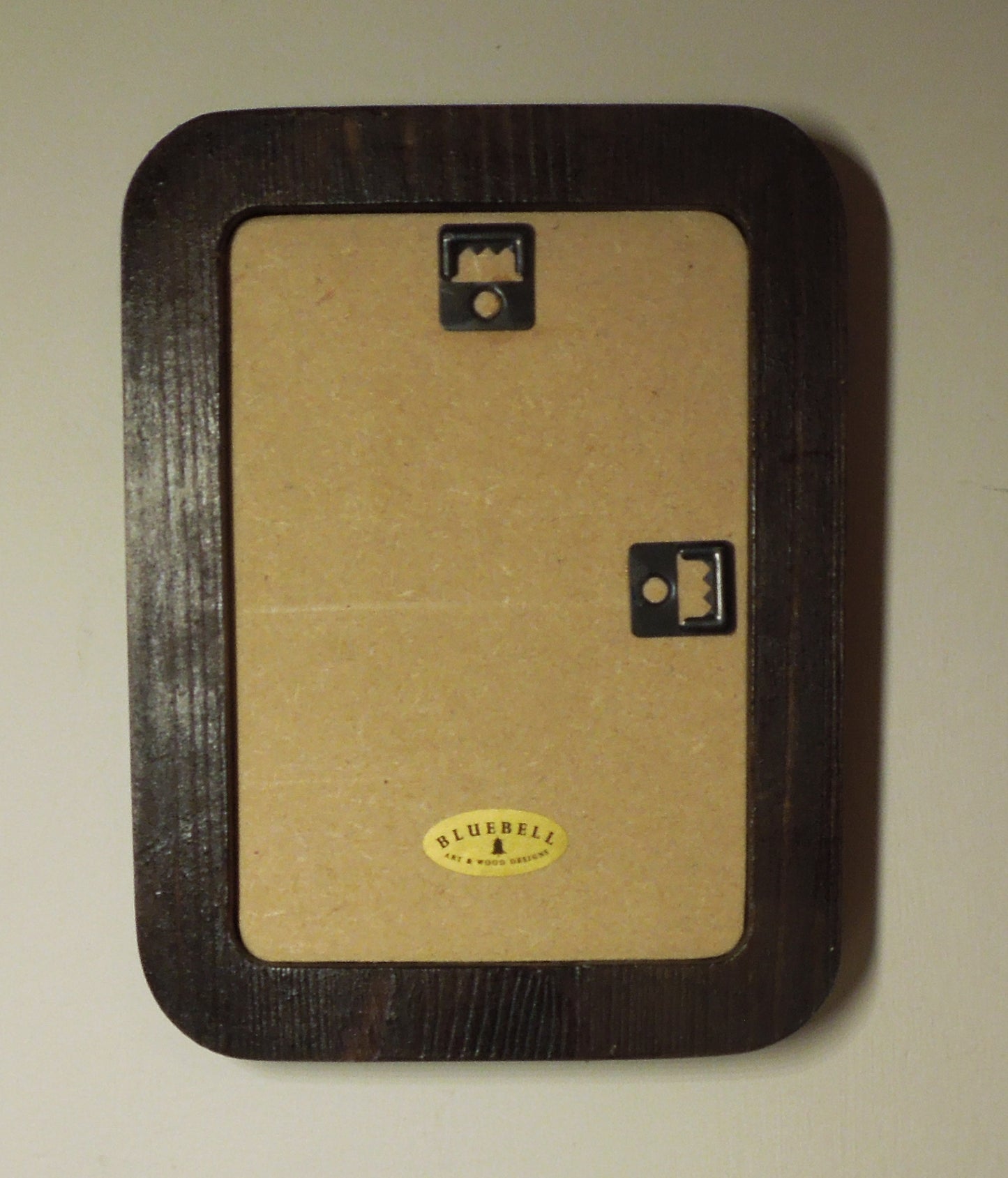 Dark Oak 3.5" x 5" Rectangle Roman Edged Handmade Wooden Photo Picture Frame