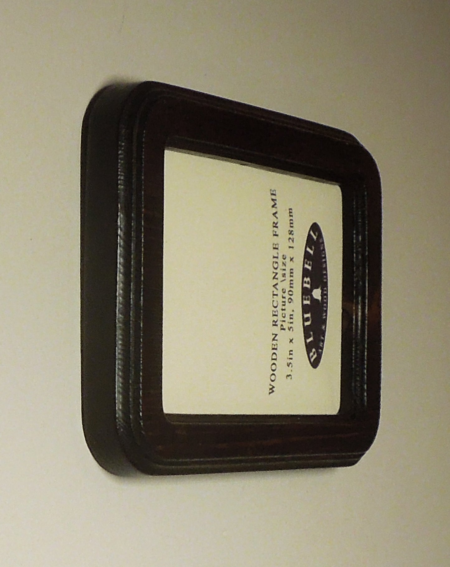 Dark Oak 3.5" x 5" Rectangle Roman Edged Handmade Wooden Photo Picture Frame
