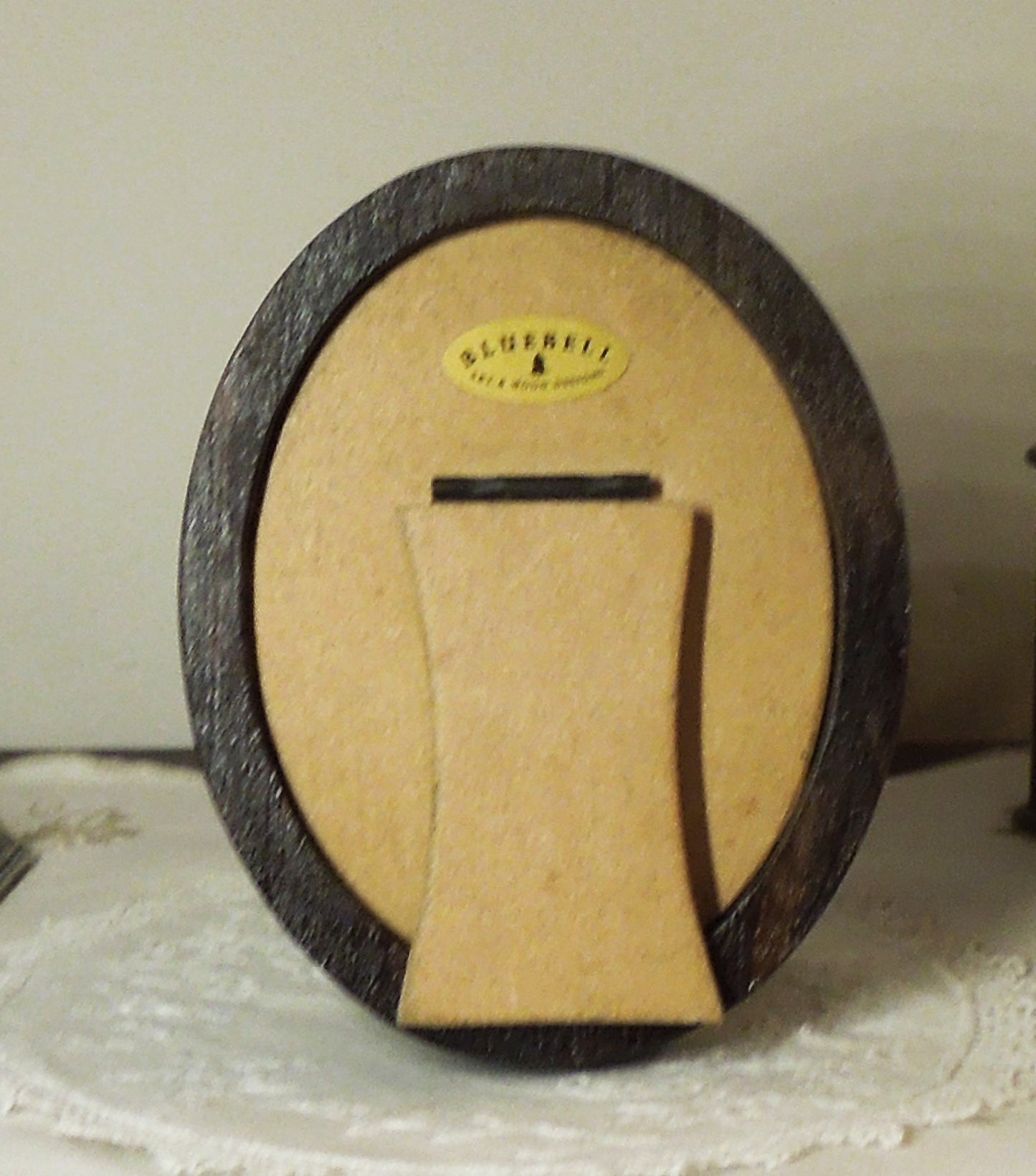 Dark Oak 3" x 4" Oval Handmade Wooden Photo Picture Frame
