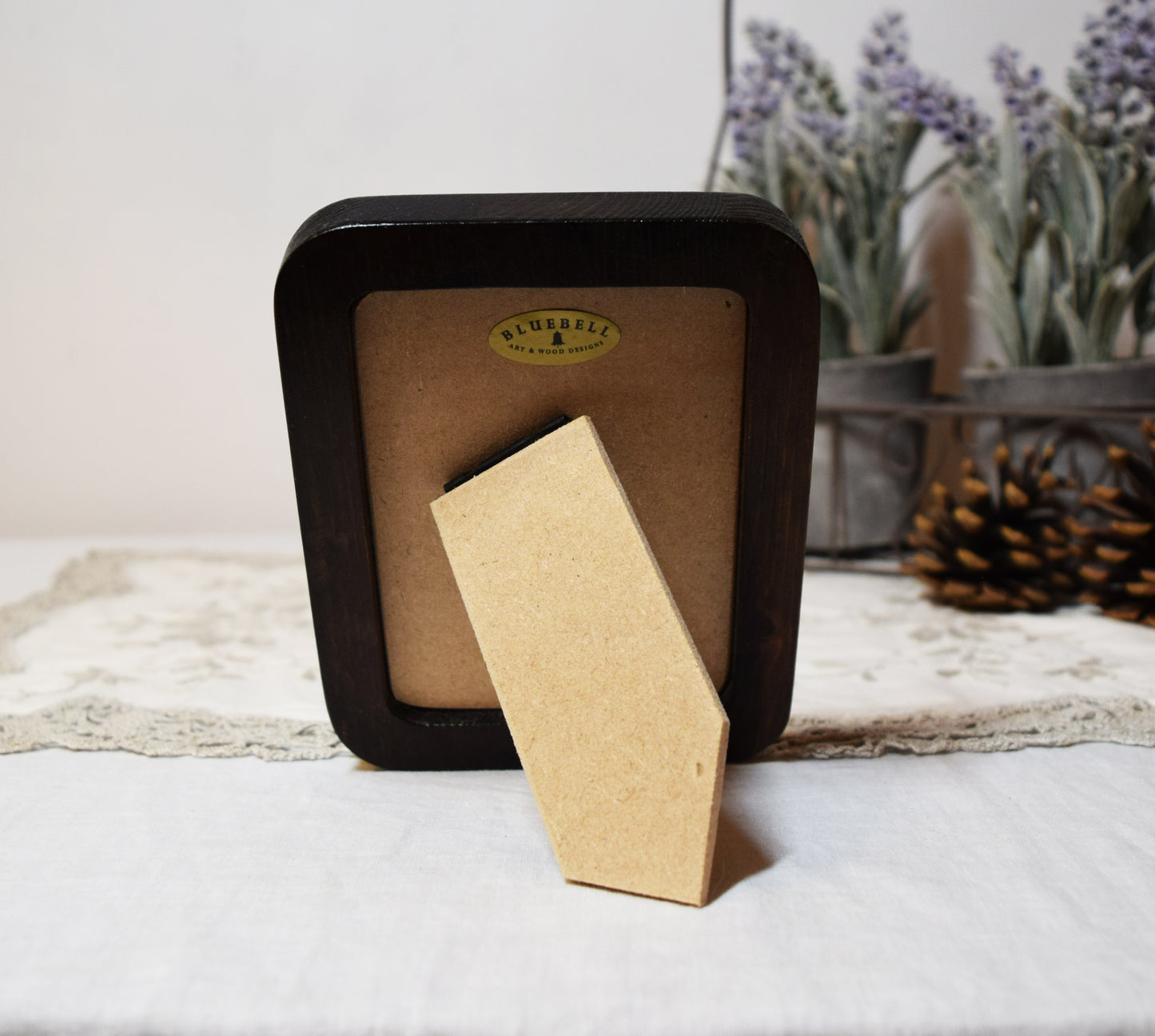 Dark Oak 3" x 4" Rectangle Handmade Wooden Photo Picture Frame