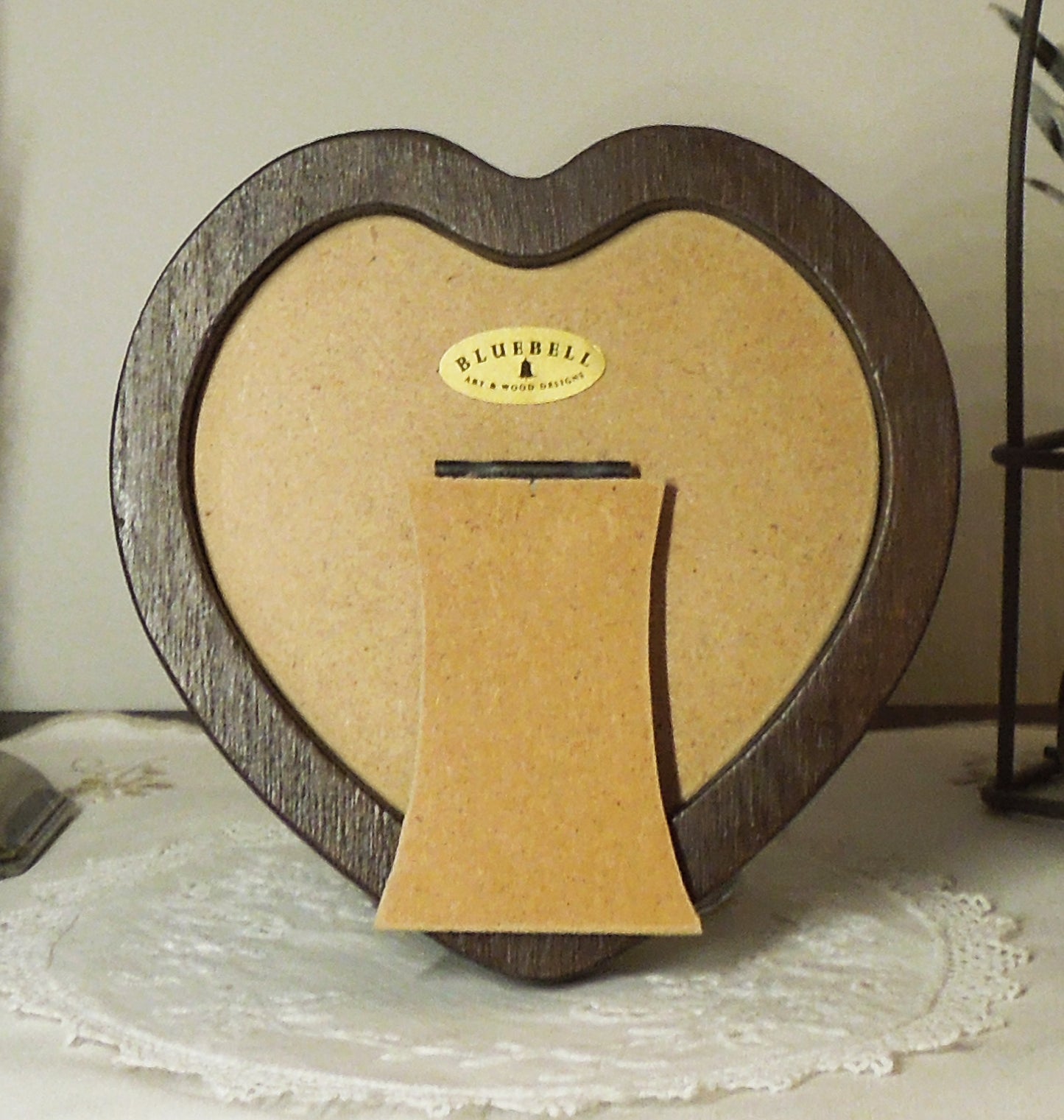 Dark Oak 4" x 4" Heart Handmade Wooden Photo Picture Frame