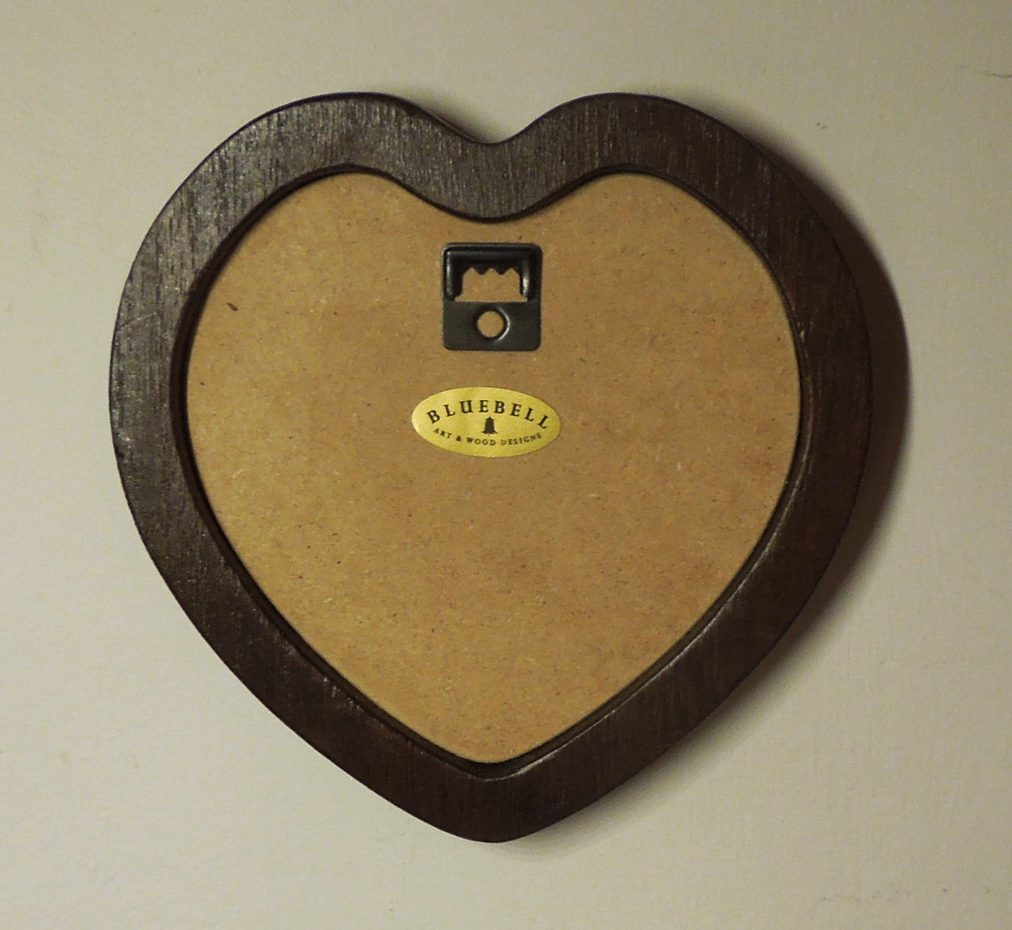 Dark Oak 4" x 4" Heart Handmade Wooden Photo Picture Frame