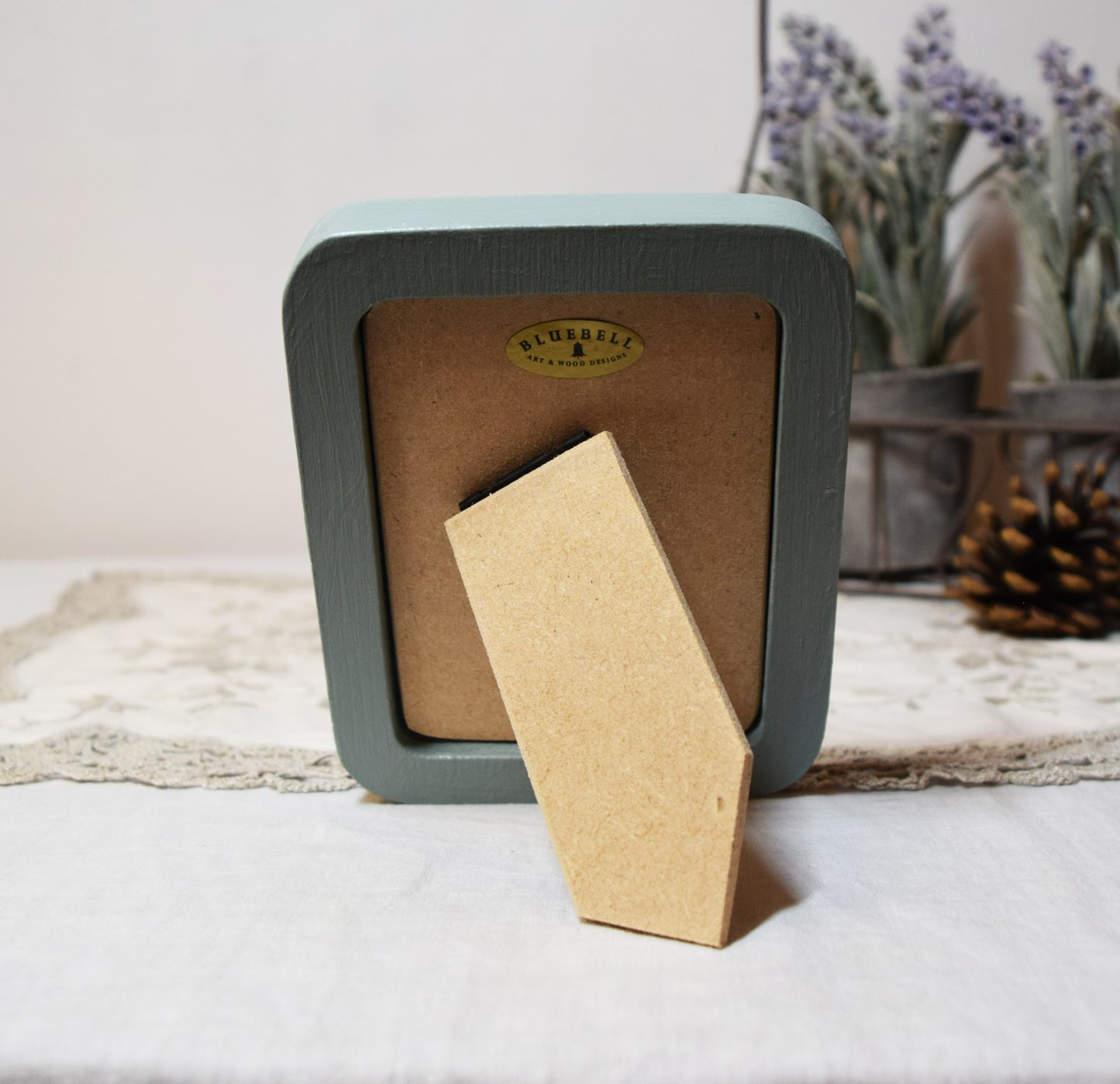 Duck Egg 3" x 4" Rectangle Handmade Wooden Photo Picture Frame