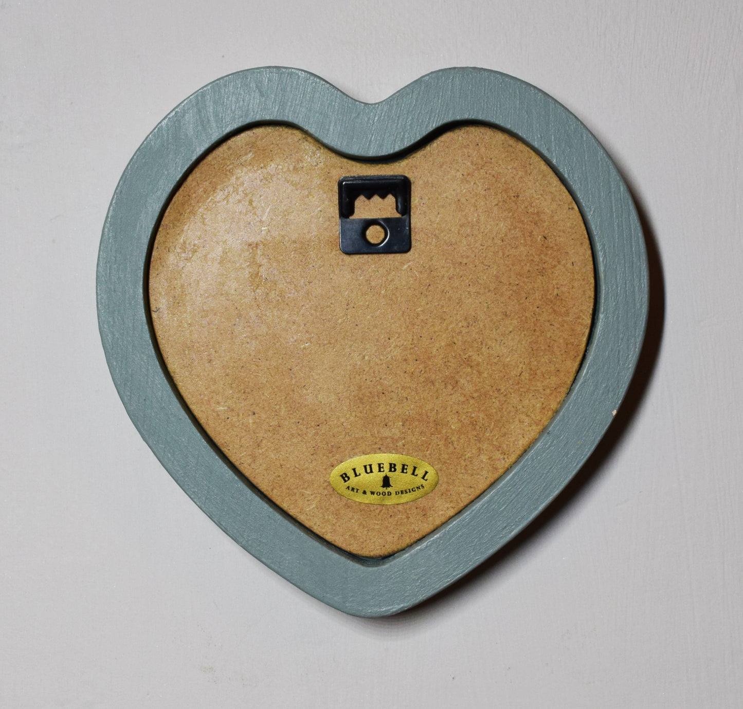 Duck Egg 4" x 4" Heart Handmade Wooden Photo Picture Frame