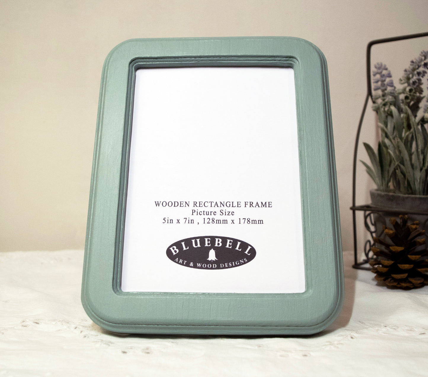 Duck Egg 5" x 7" Rectangle Handmade Wooden Photo Picture Frame