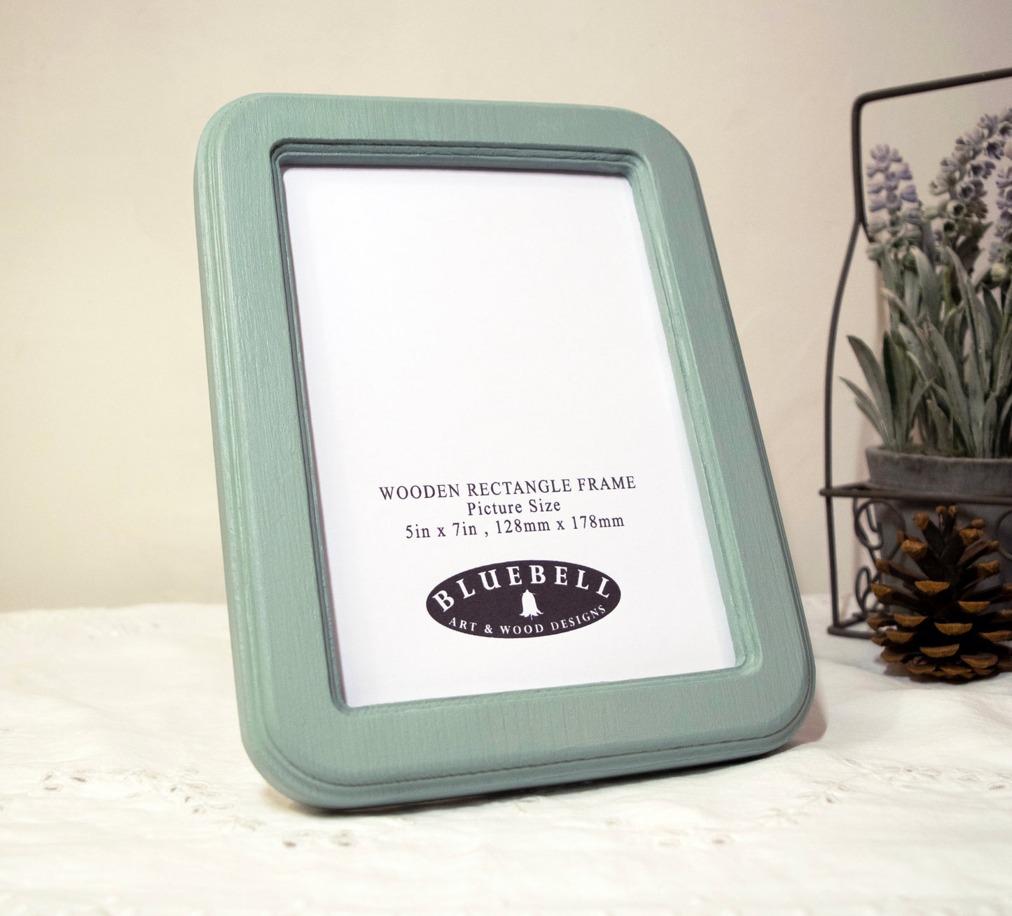 Duck Egg 5" x 7" Rectangle Handmade Wooden Photo Picture Frame