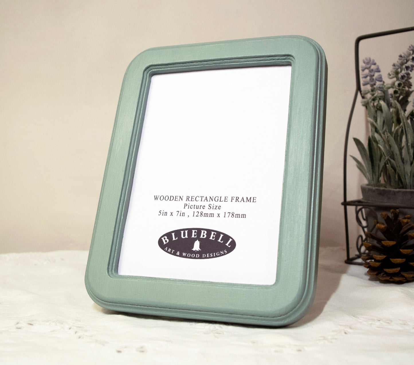 Duck Egg 5" x 7" Rectangle Handmade Wooden Photo Picture Frame