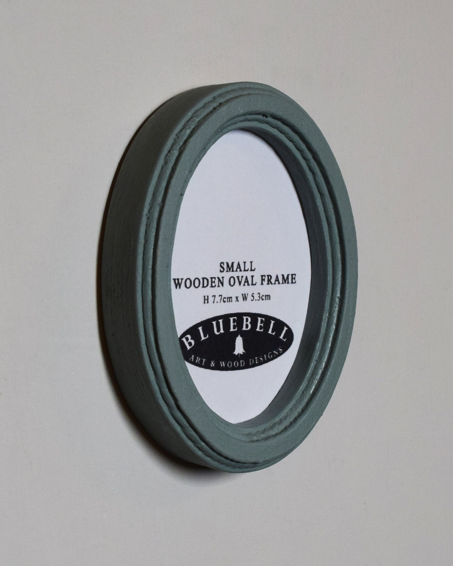 Duck Egg 2" x 3" Oval Handmade Wooden Photo Picture Frame