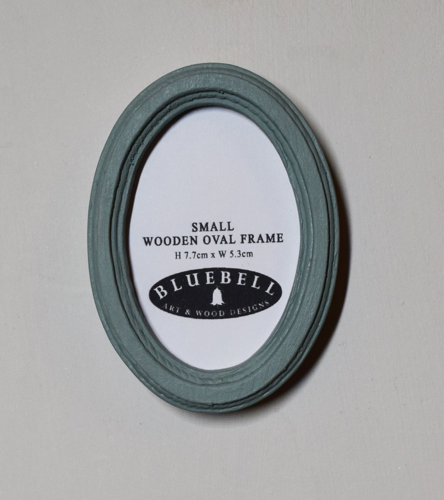 Duck Egg 2" x 3" Oval Handmade Wooden Photo Picture Frame