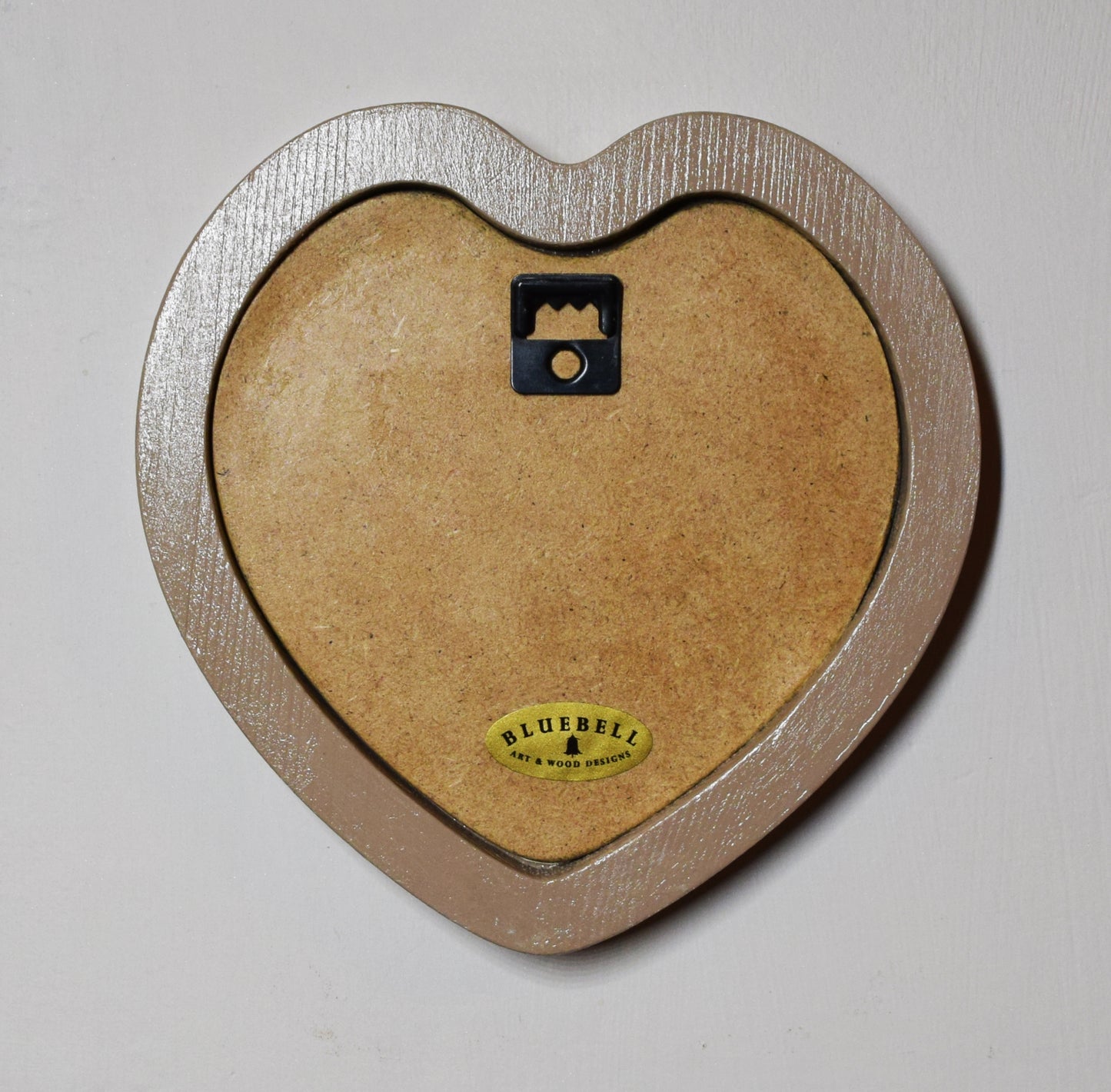 Latte 4" x 4" Heart Handmade Wooden Photo Picture Frame
