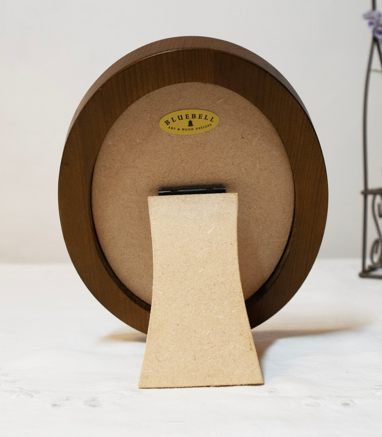 Light Oak 3.5" x 5" Oval Handmade Wooden Photo Picture Frame