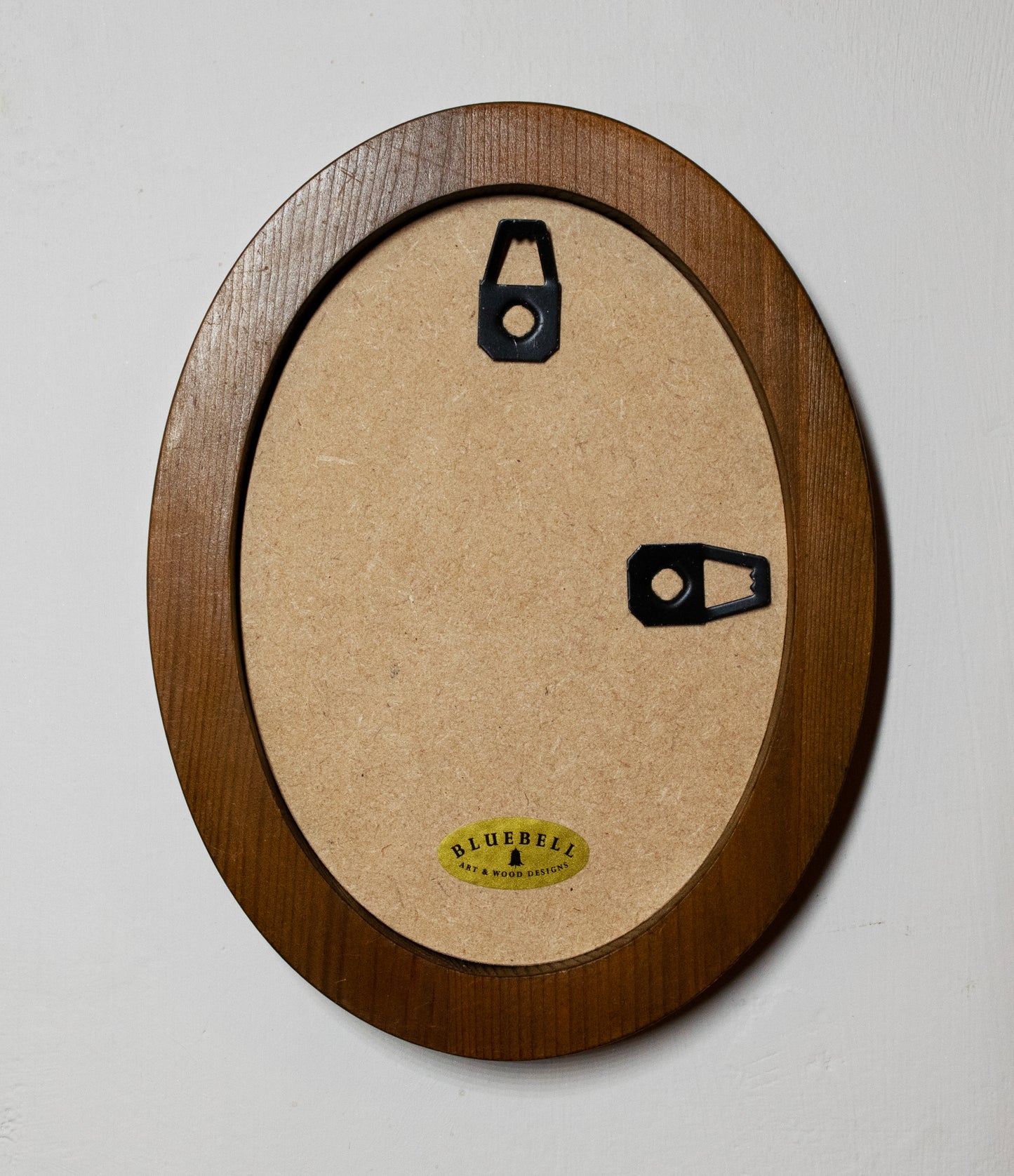 Light Oak 3.5" x 5" Oval Handmade Wooden Photo Picture Frame