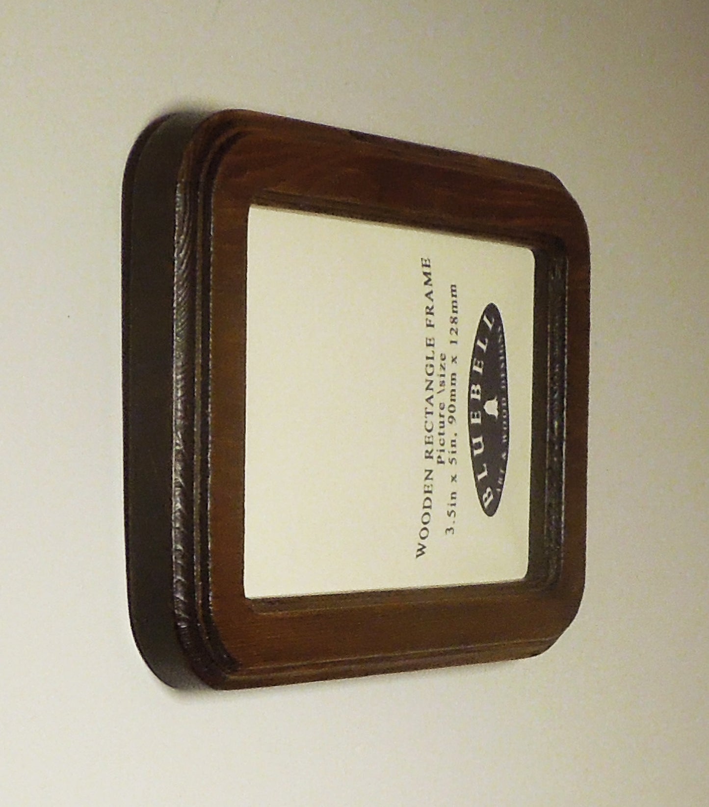 Light Oak 3.5" x 5" Rectangle Roman Edged Handmade Wooden Photo Picture Frame