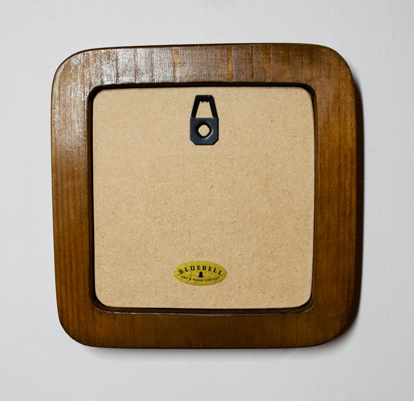 Light Oak 4" x 4" Square Handmade Wooden Photo Picture Frame