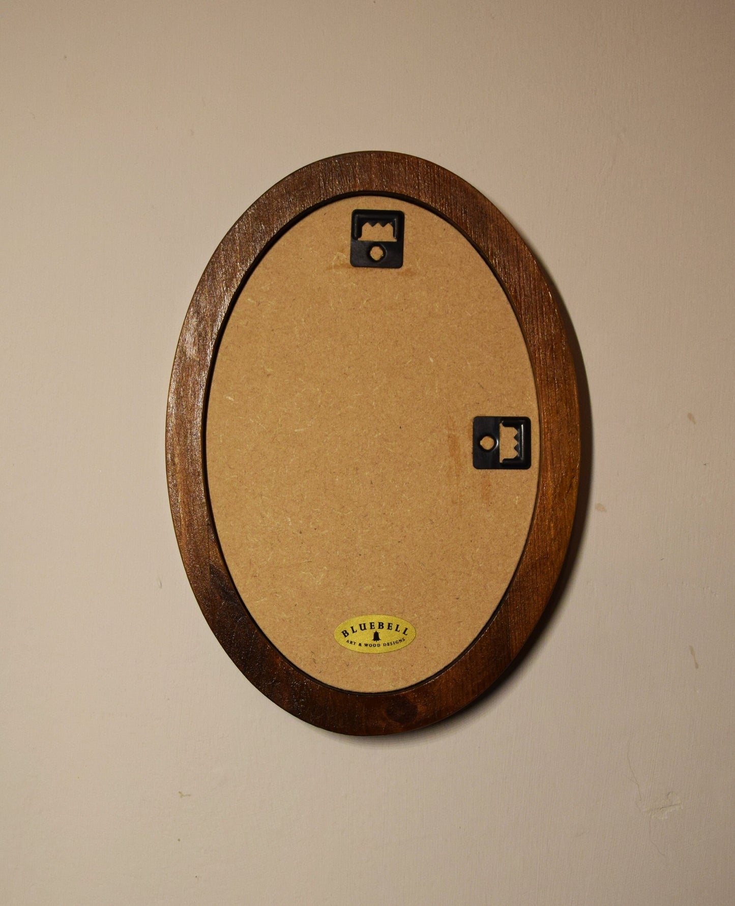 Light Oak 4" x 6" Oval Handmade Wooden Photo Picture Frame