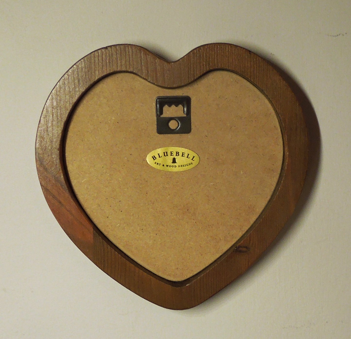 Light Oak 4" x 4" Heart Handmade Wooden Photo Picture Frame