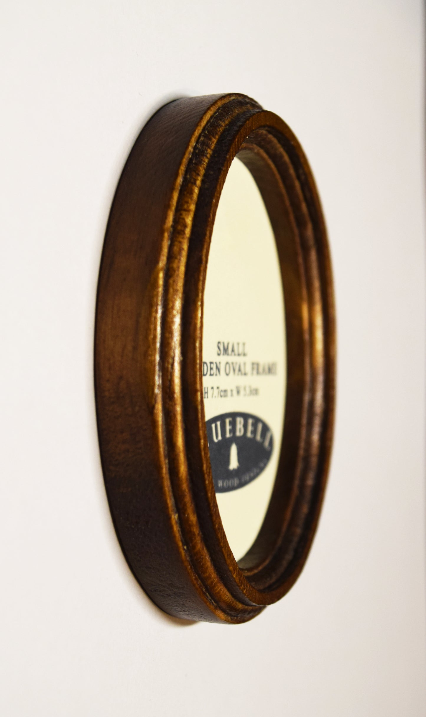 Light Oak 2" x 3" Oval Handmade Wooden Photo Picture Frame