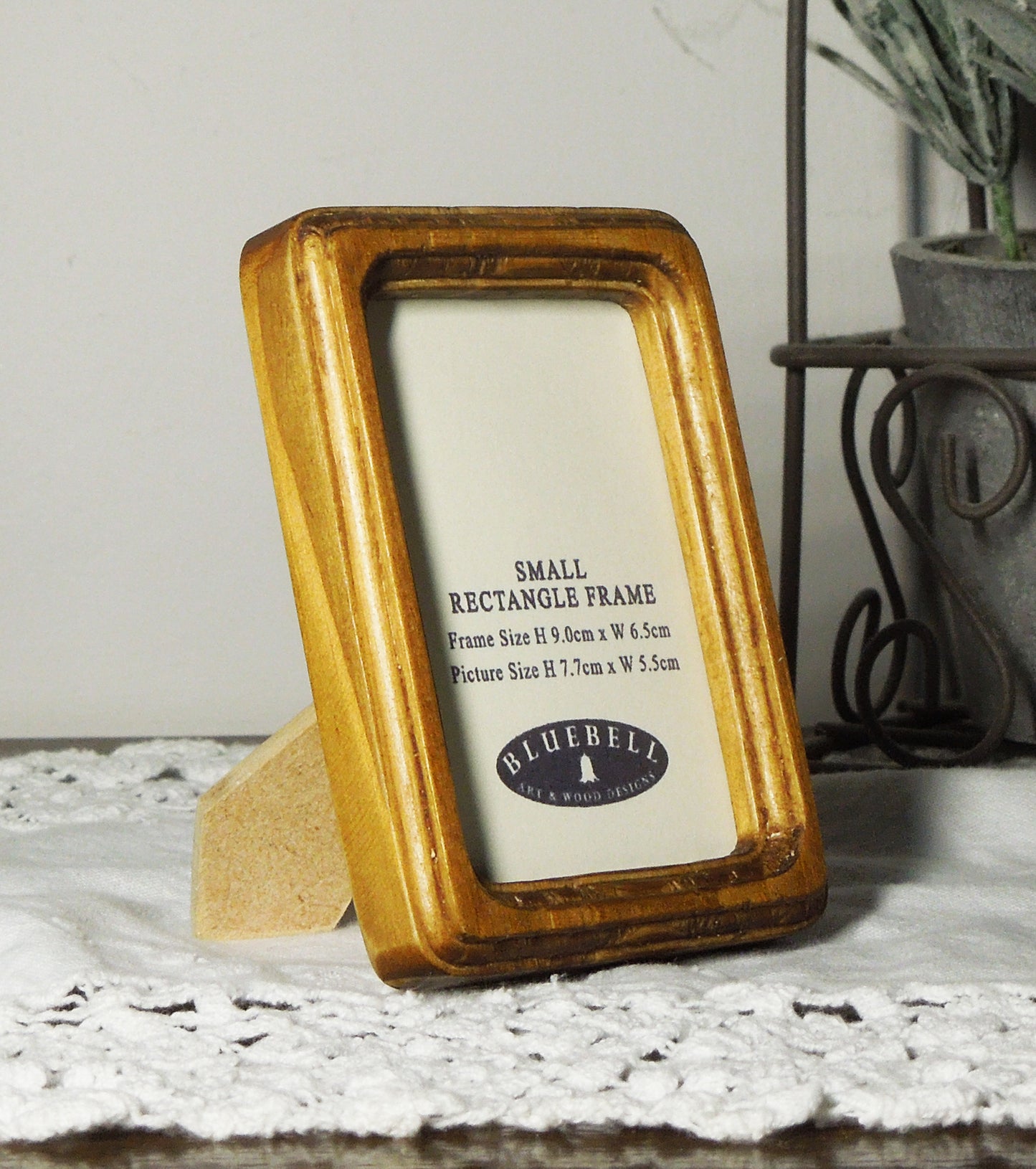 Light Oak 2" x 3" Rectangle Handmade Wooden Photo Picture Frame