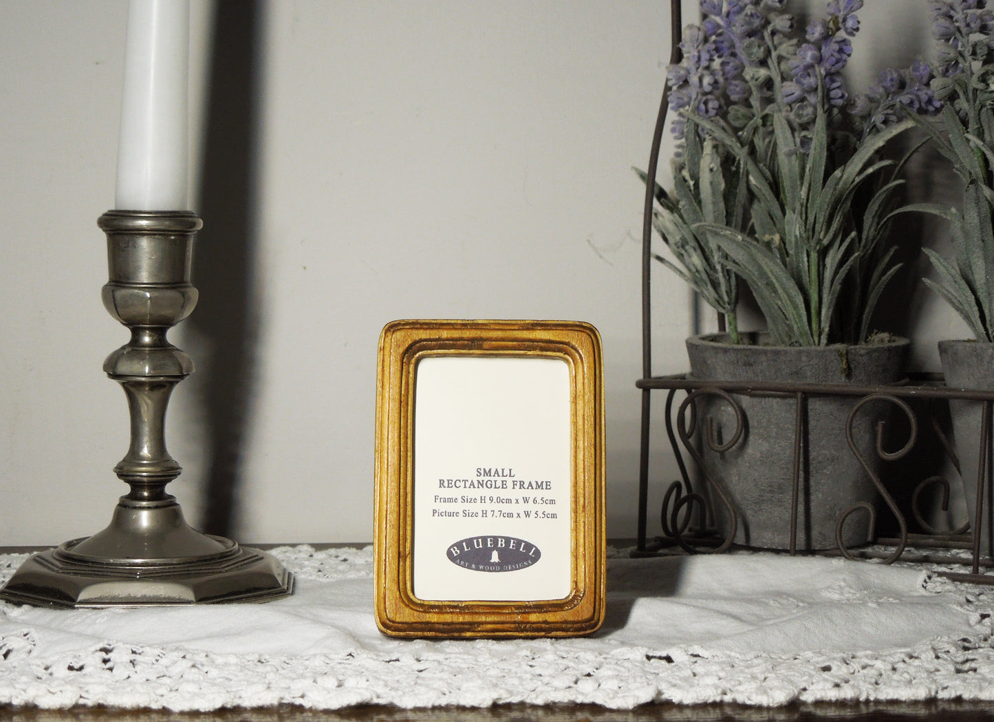 Light Oak 2" x 3" Rectangle Handmade Wooden Photo Picture Frame