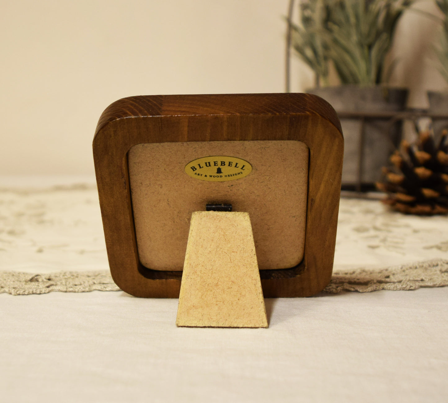 Light Oak 2.5" x 2.5" Square Handmade Wooden Photo Picture Frame