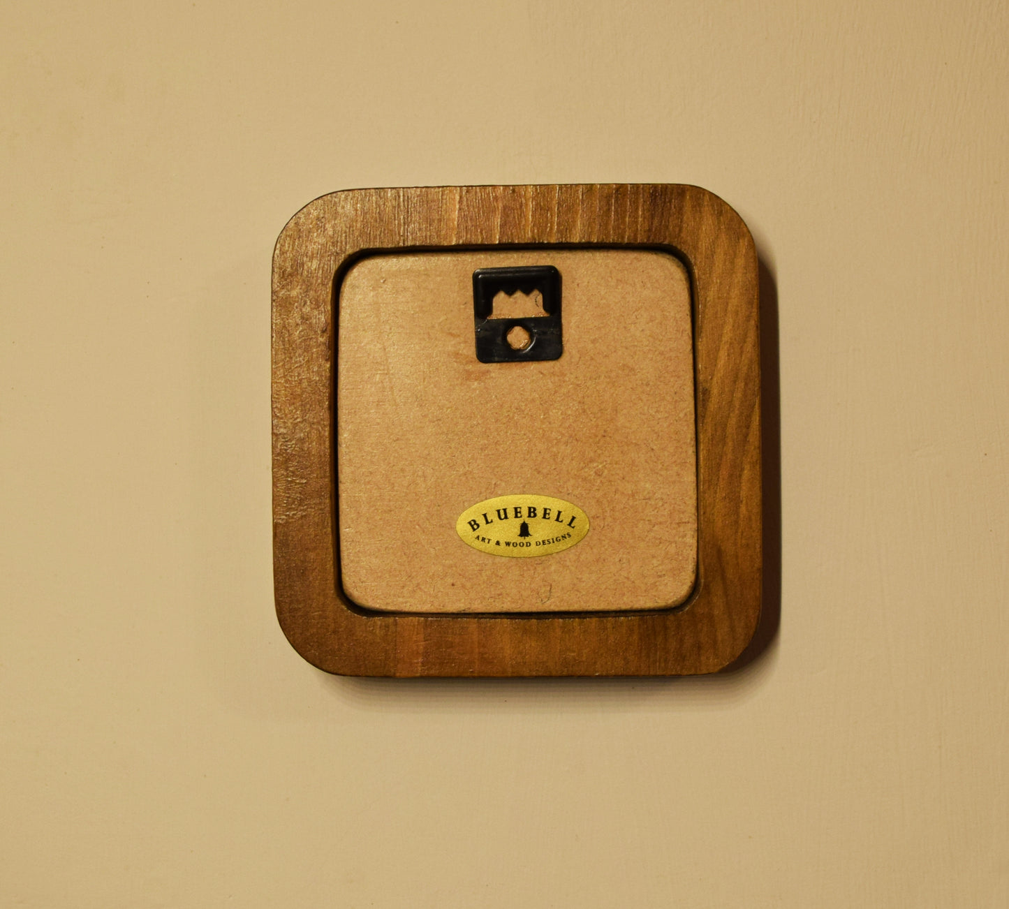 Light Oak 2.5" x 2.5" Square Handmade Wooden Photo Picture Frame