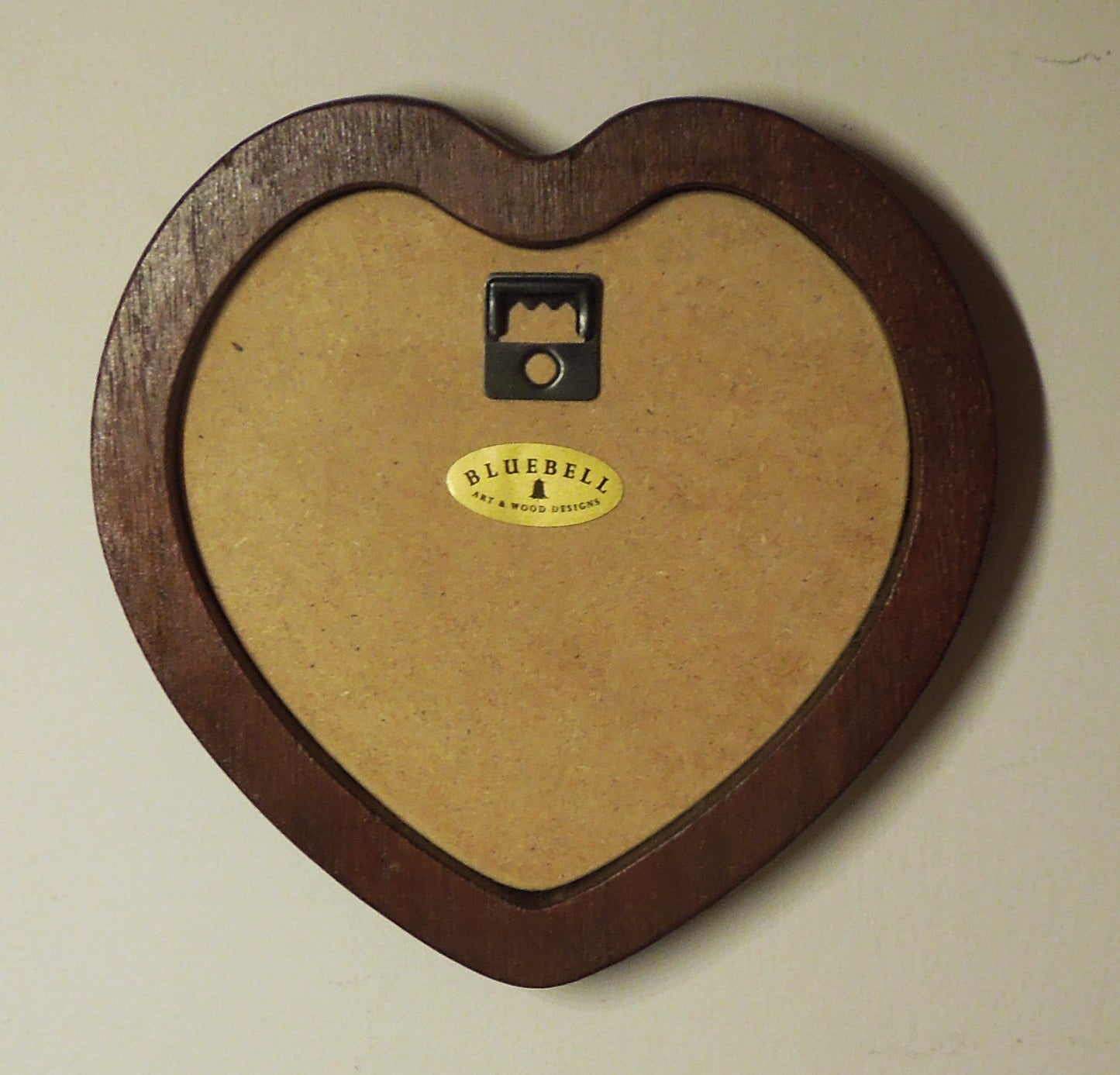 Mahogany 4" x 4" Heart Handmade Wooden Photo Picture Frame