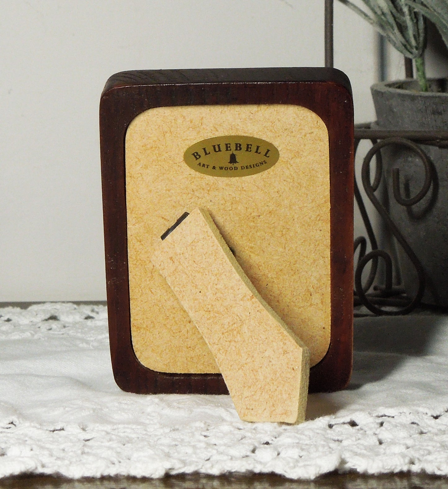 Mahogany 2" x 3" Rectangle Handmade Wooden Photo Picture Frame