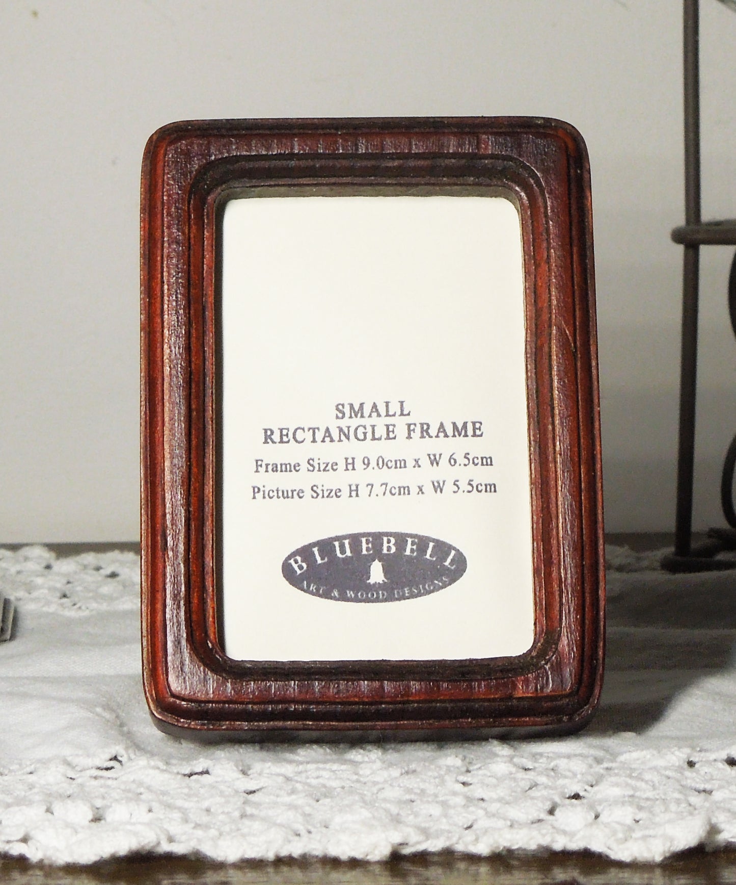 Mahogany 2" x 3" Rectangle Handmade Wooden Photo Picture Frame