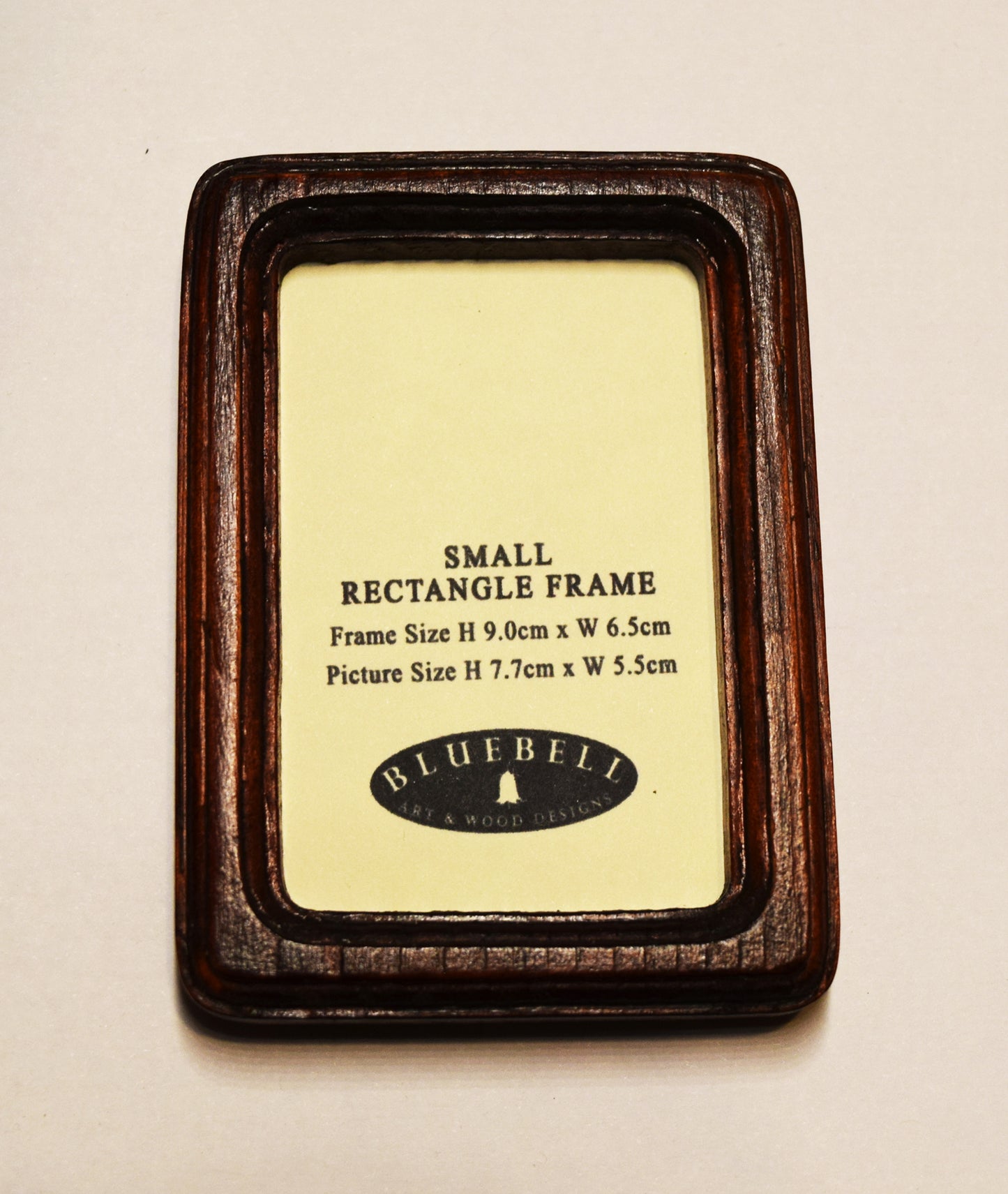 Mahogany 2" x 3" Rectangle Handmade Wooden Photo Picture Frame