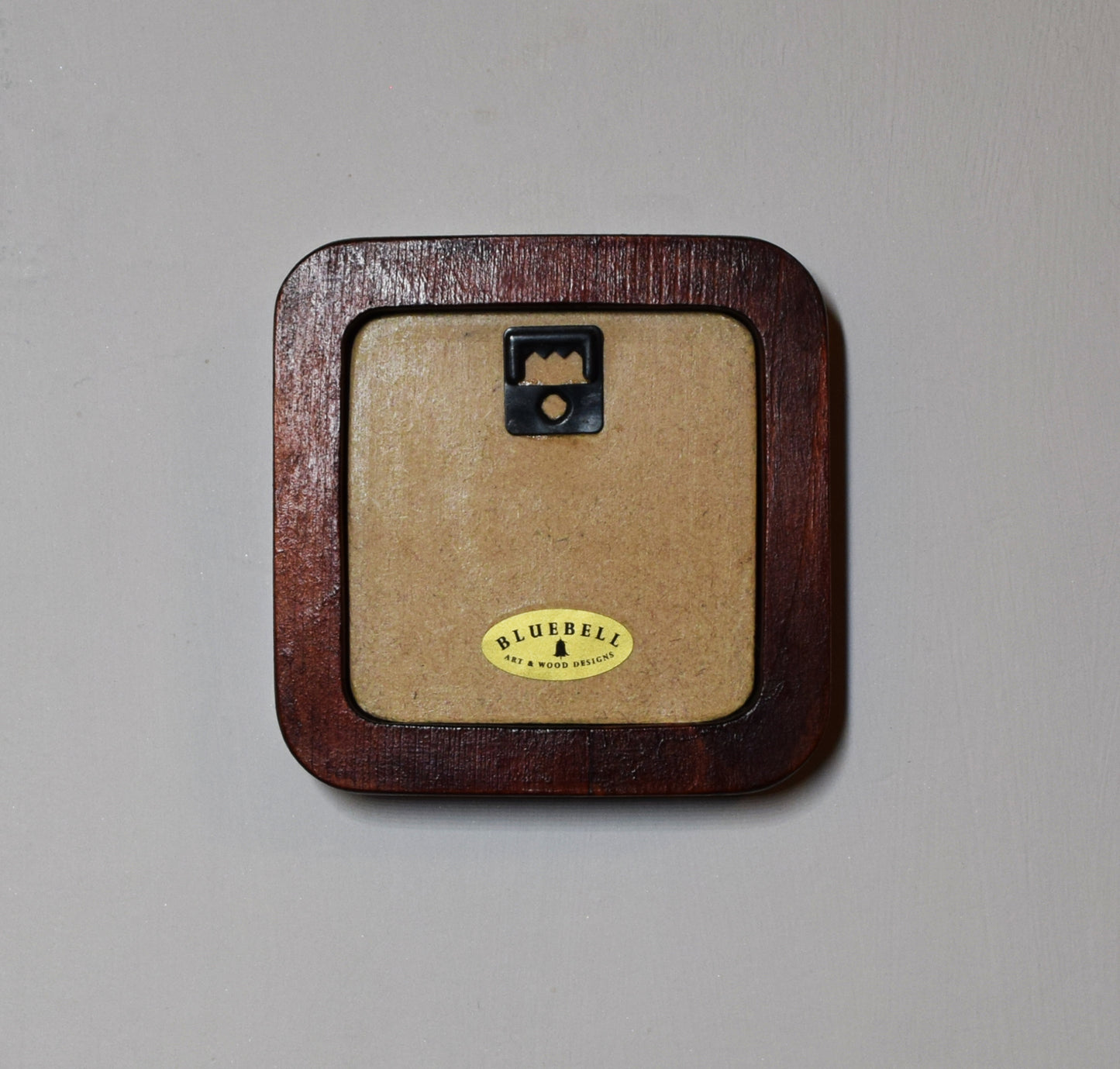 Mahogany 2.5" x 2.5" Square Handmade Wooden Photo Picture Frame
