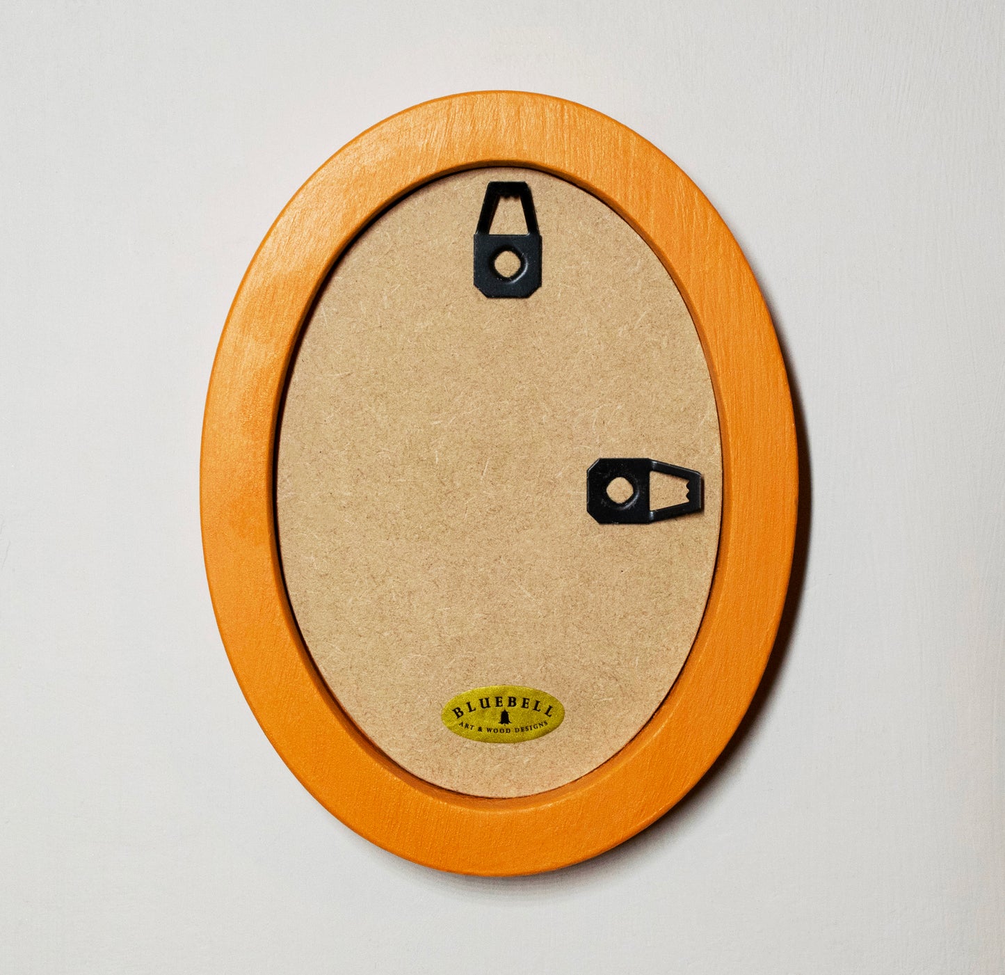Orange 3.5" x 5" Oval Handmade Wooden Photo Picture Frame