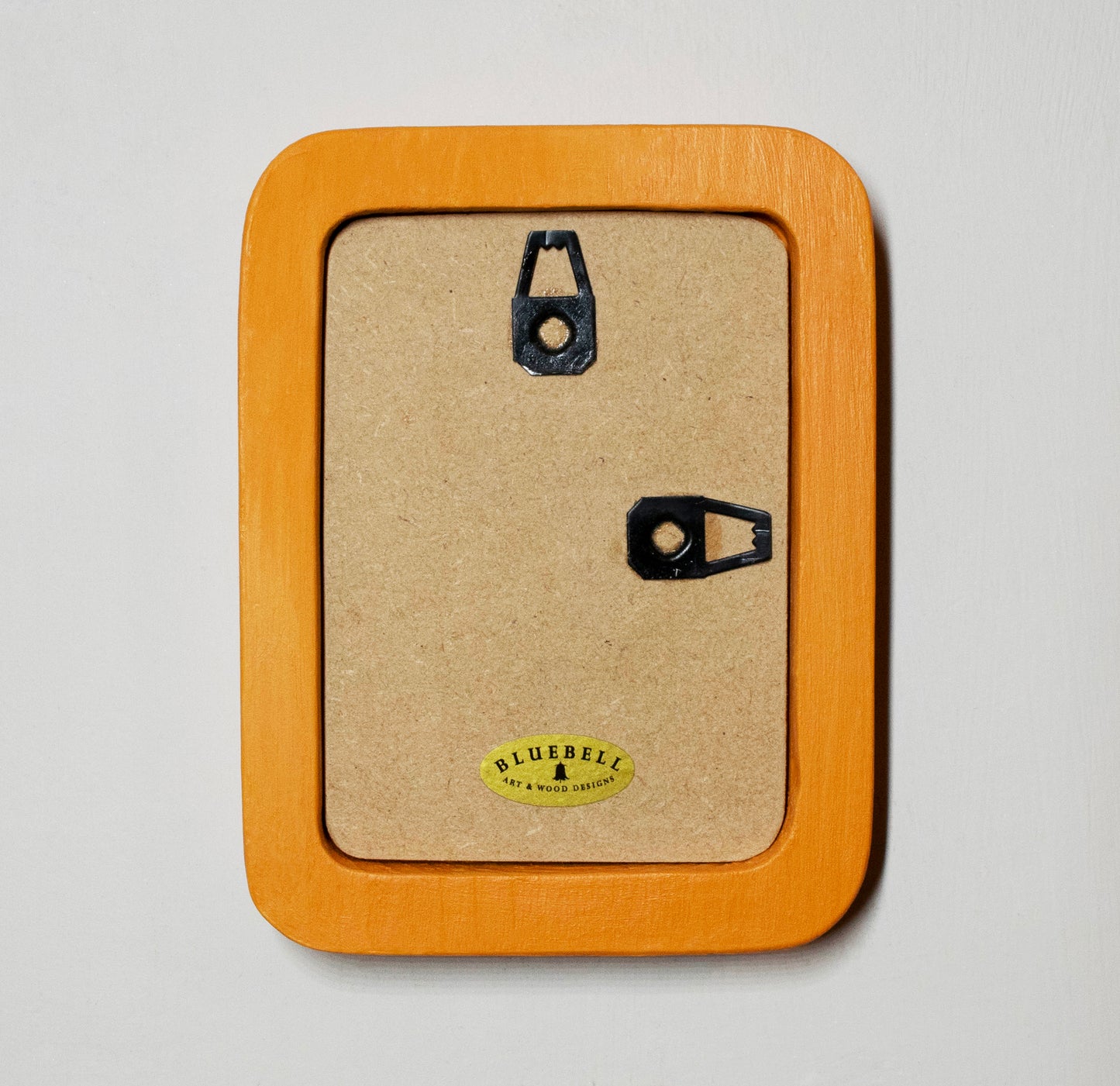 Orange 3" x 4" Rectangle Handmade Wooden Photo Picture Frame