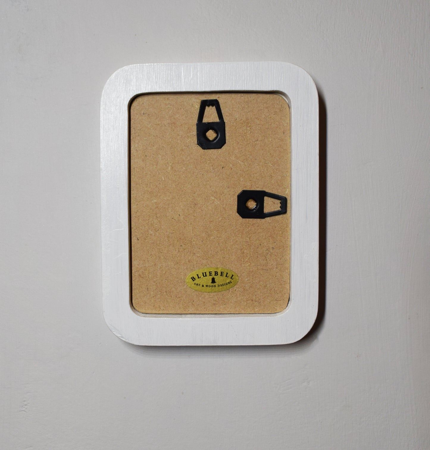 White 3" x 4" Rectangle Handmade Wooden Photo Picture Frame
