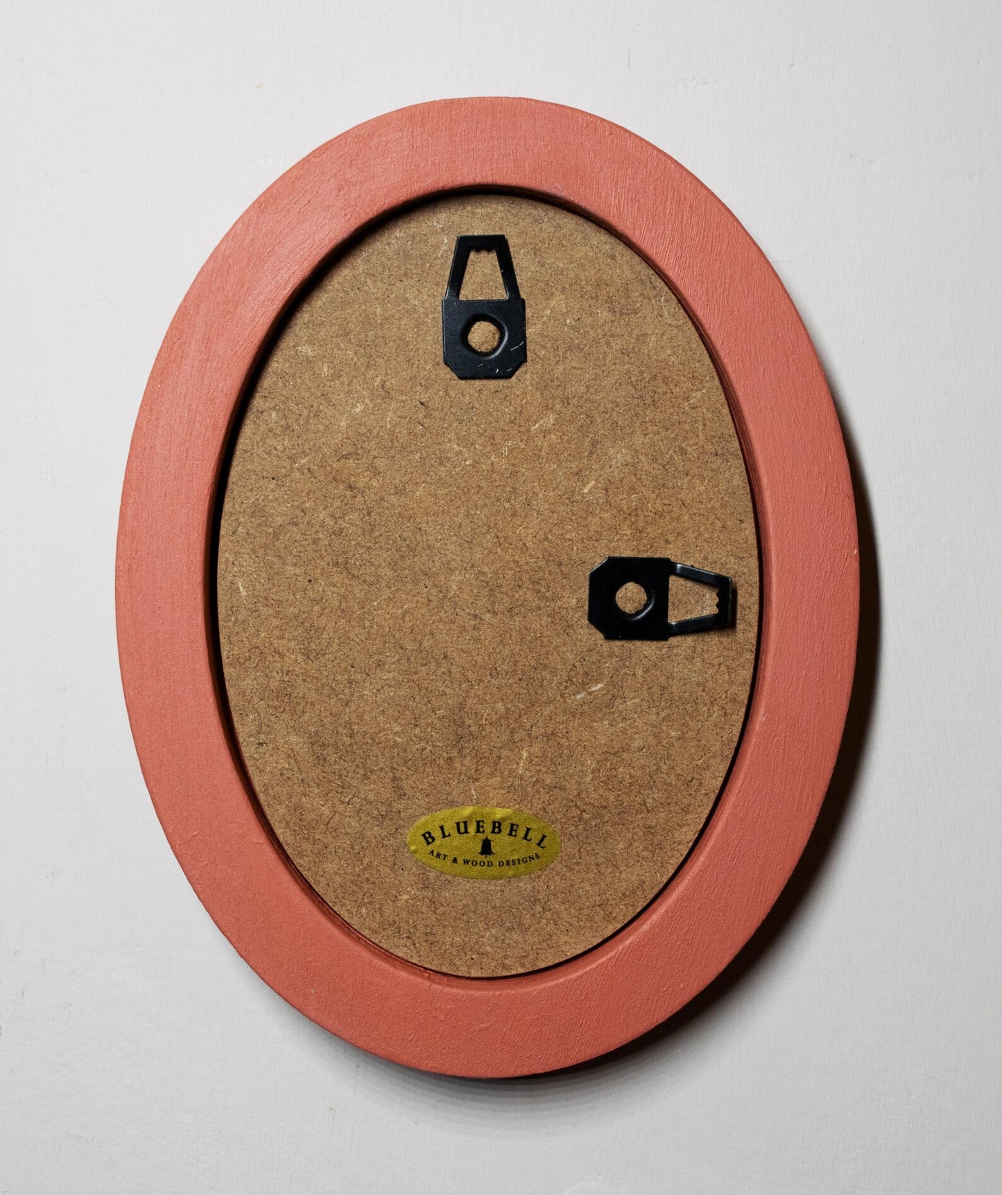 Coral Pink Oval Wooden Photo Frame A3 / 12"x16.5", A4 / 8"x12", A5 / 6"x 8", 11"x14", 5"x7", 4"x6", 3.5"x5", 3"x4", 2.5"x3.5", 2"x3"