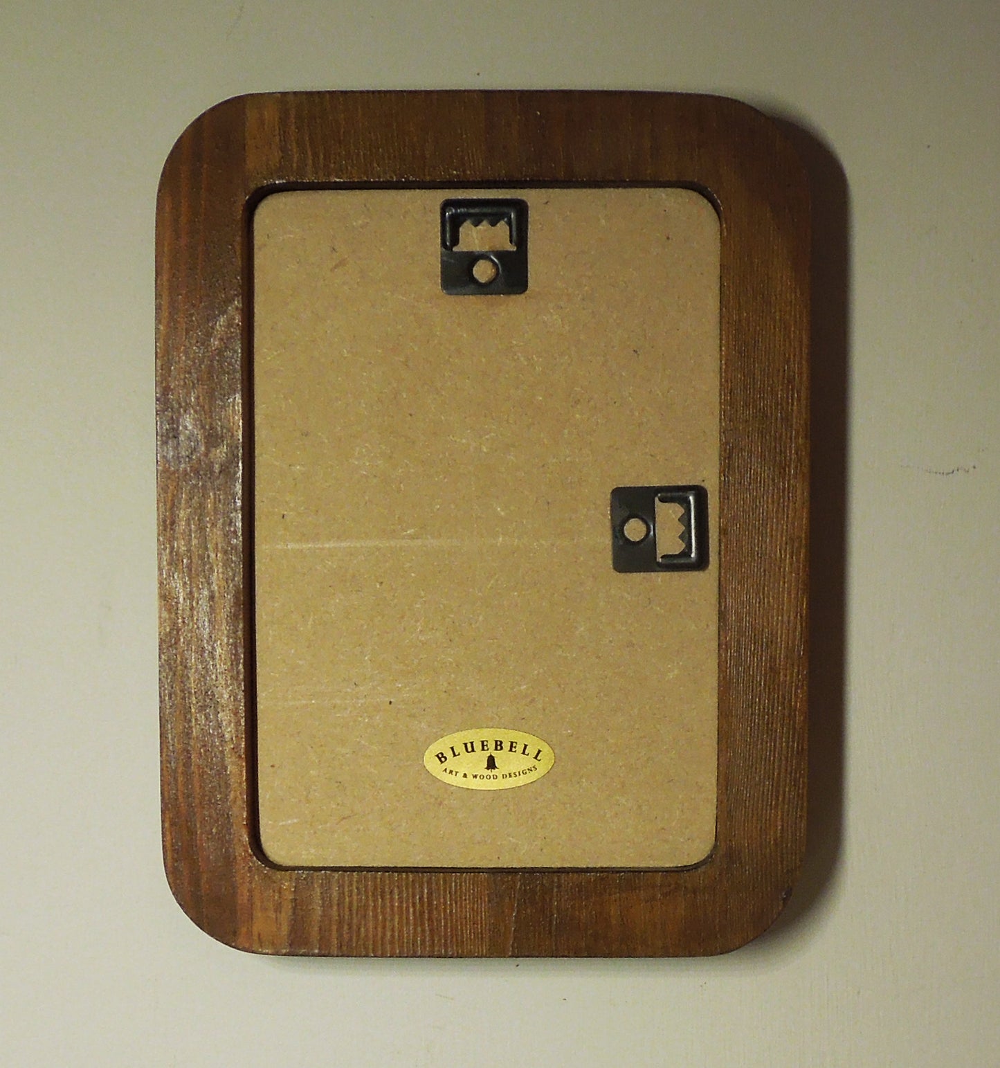 Light Oak 4" x 6" Rectangle Roman Edged Handmade Wooden Photo Picture Frame
