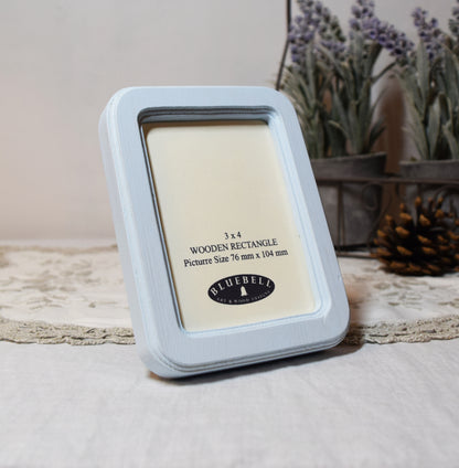 Baby Blue Rectangle Wooden Photo Frame A3 / 12"x16.5", A4 / 8"x12", A5 / 6"x 8", 11"x14", 5"x7", 4"x6", 3.5"x5", 3"x4", 2.5"x3.5", 2"x3"