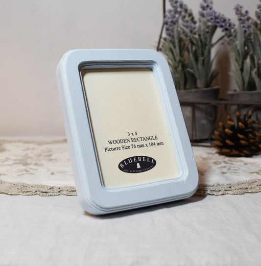 Baby Blue 5" x 7" Rectangle Handmade Wooden Photo Picture Frame