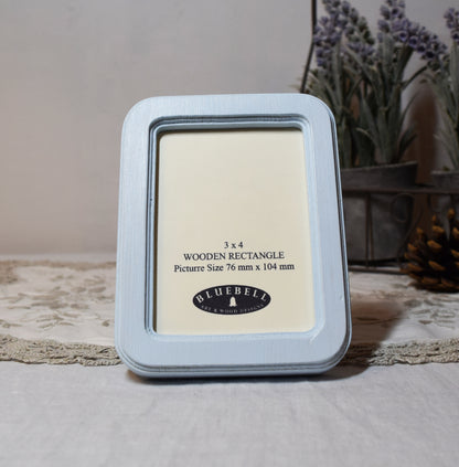 Baby Blue Rectangle Wooden Photo Frame A3 / 12"x16.5", A4 / 8"x12", A5 / 6"x 8", 11"x14", 5"x7", 4"x6", 3.5"x5", 3"x4", 2.5"x3.5", 2"x3"