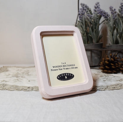 Ballerina Pink Rectangle Wooden Photo Frame A3 / 12"x16.5", A4 / 8"x12", A5 / 6"x 8", 11"x14", 5"x7", 4"x6", 3.5"x5", 3"x4", 2.5"x3.5", 2"x3"