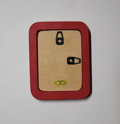 Red Rectangle Wooden Photo Frame A3 / 12"x16.5", A4 / 8"x12", A5 / 6"x 8", 11"x14", 5"x7", 4"x6", 3.5"x5", 3"x4", 2.5"x3.5", 2"x3"